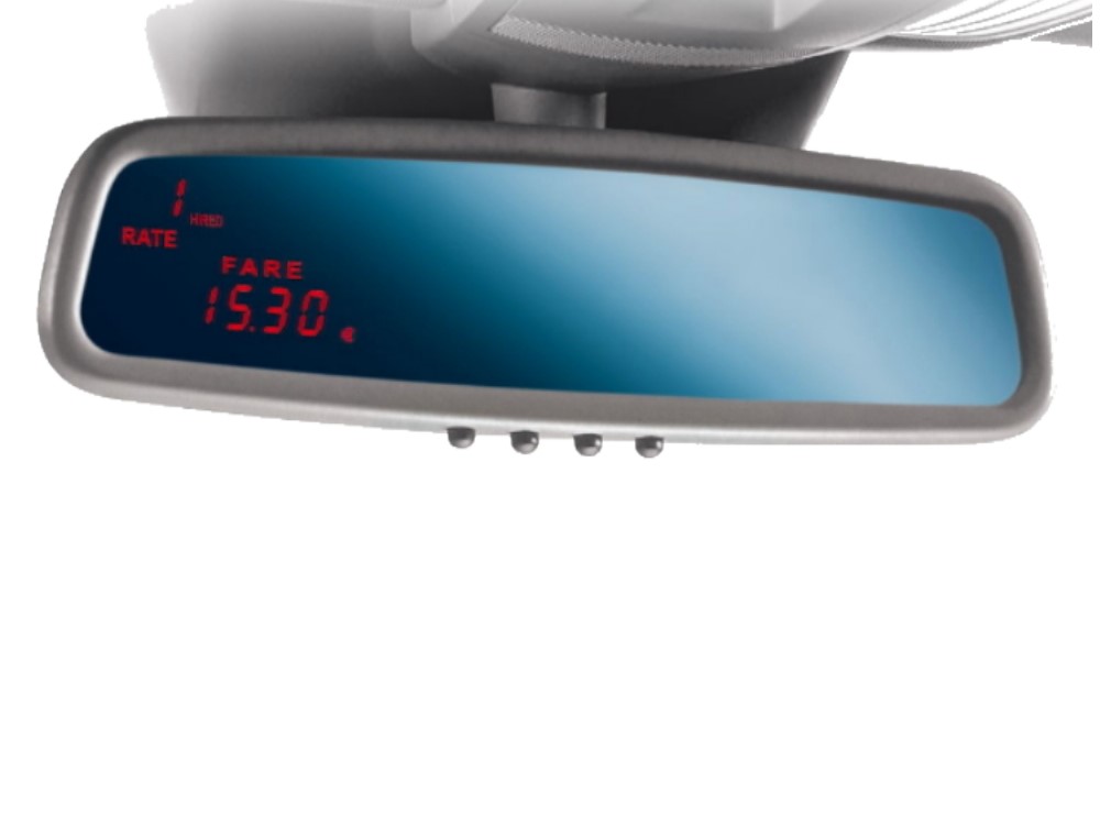 DISCONTINUED! Mirror Taxi Meter Hale SPT-02