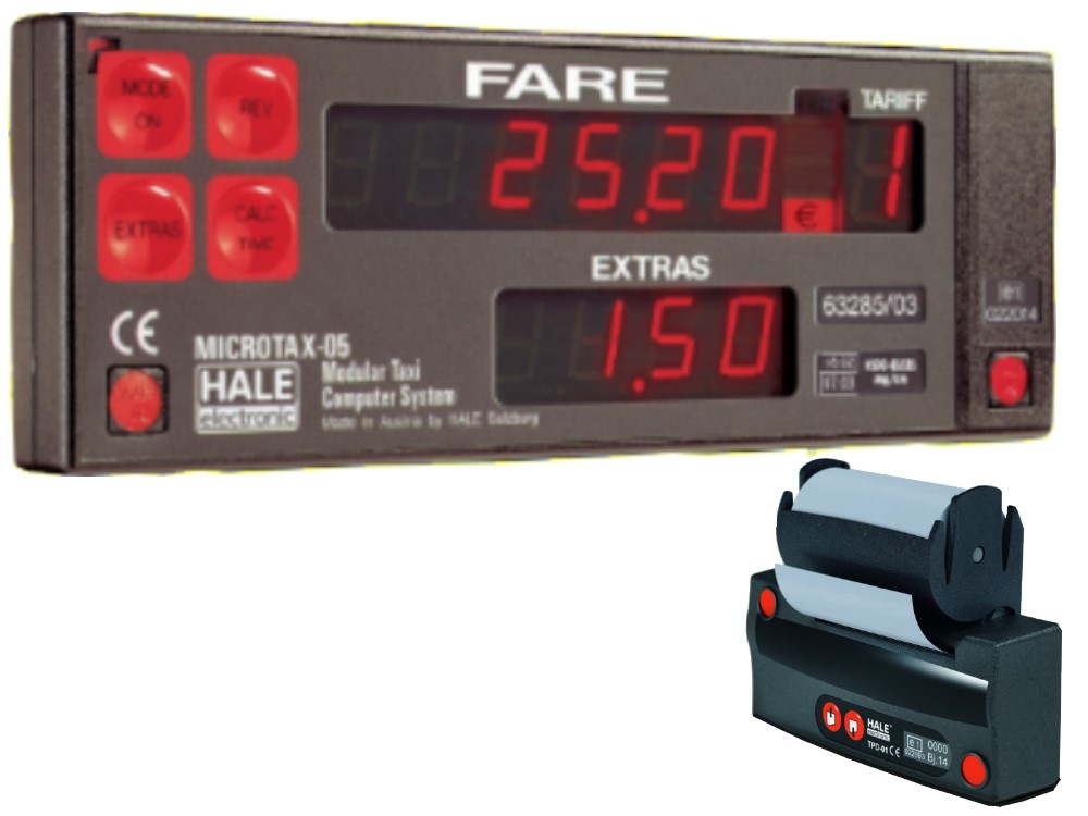 DISCONTINUED! Hale Microtax-05 Meter and Printer (Refurbished)