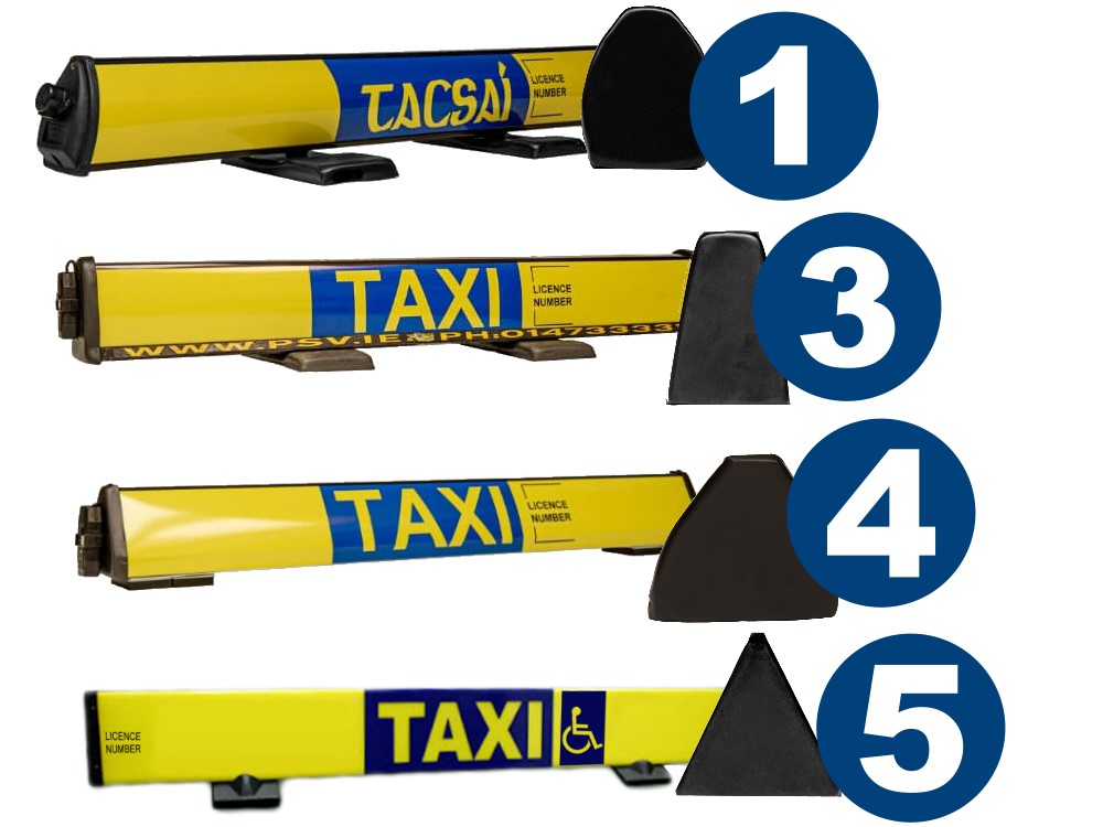 Taxi Roofsign End-Caps