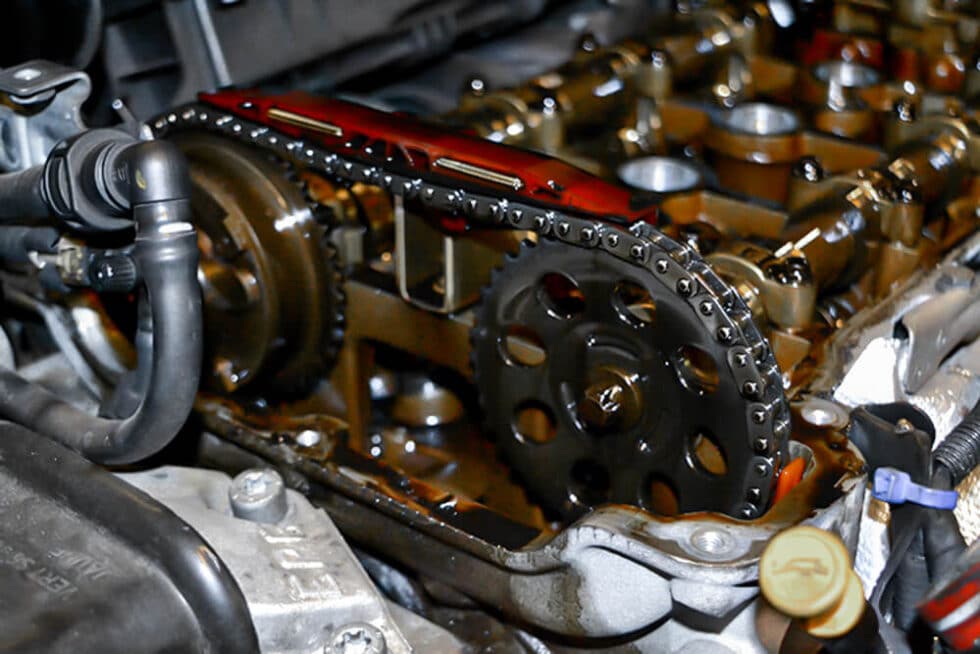 Timing chain replacement & tensioners, guide rails, gaskets, seals