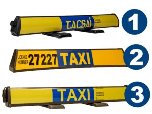 refurbished taxi roofsigns