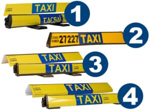 taxi roof sign panels