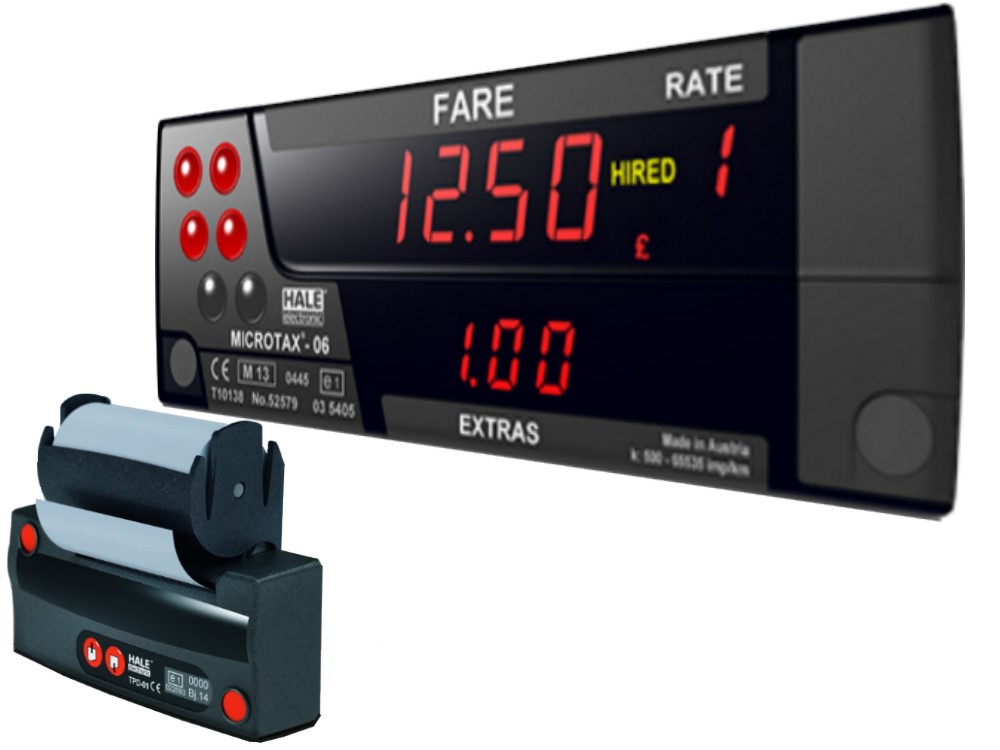 microtax 06 taxi meter and printer package
