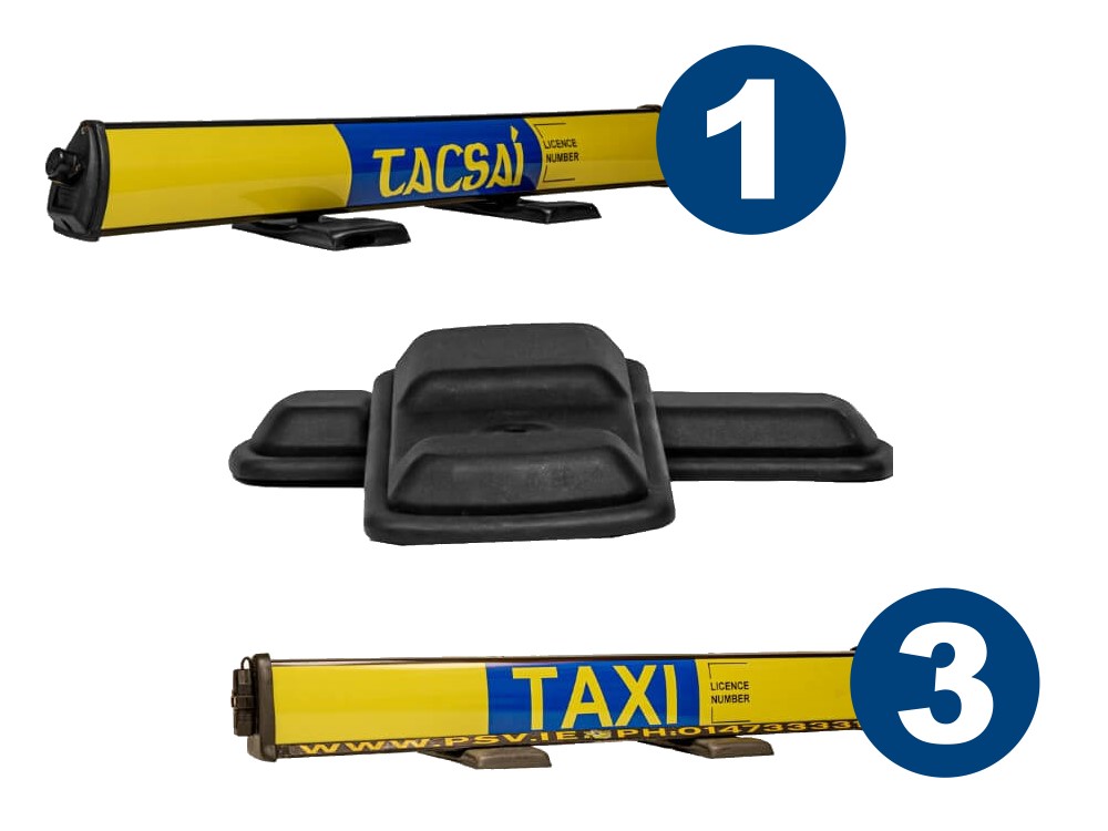 taxi roof sign magnet covers