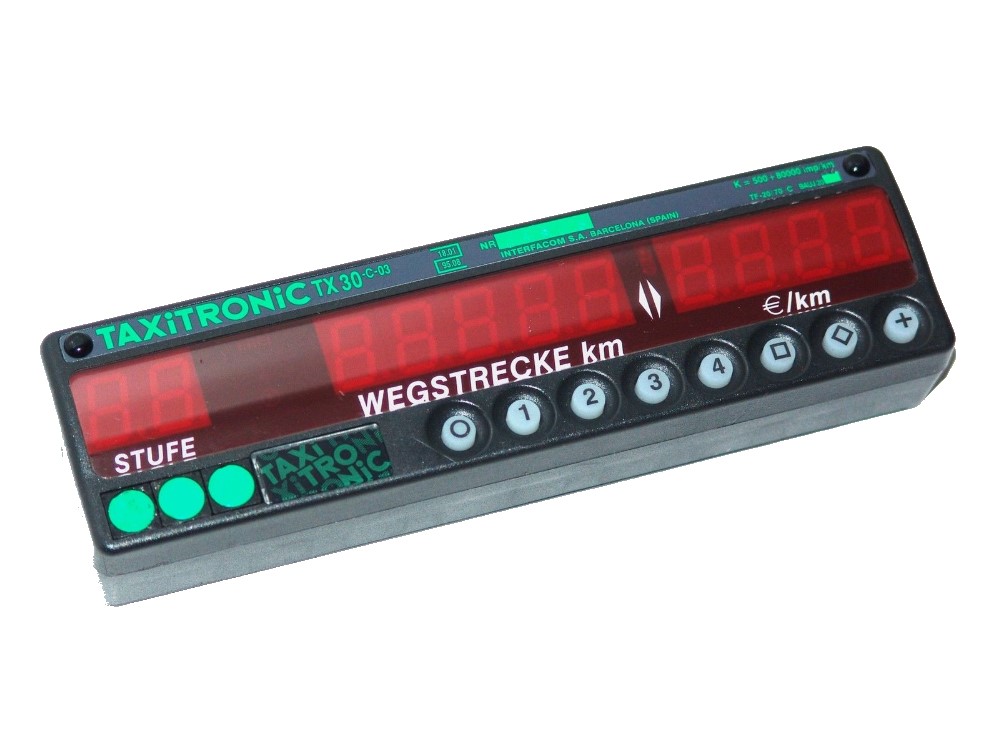DISCONTINUED Taxitronic TX30C Taxi Meter Refurbished Supply And